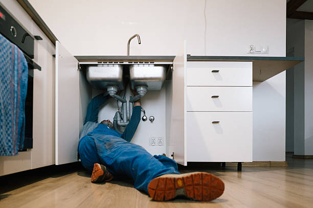 Professional Drain Cleaning technician working in Lincoln, DE